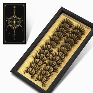 12 Pairs mink false eyelashes